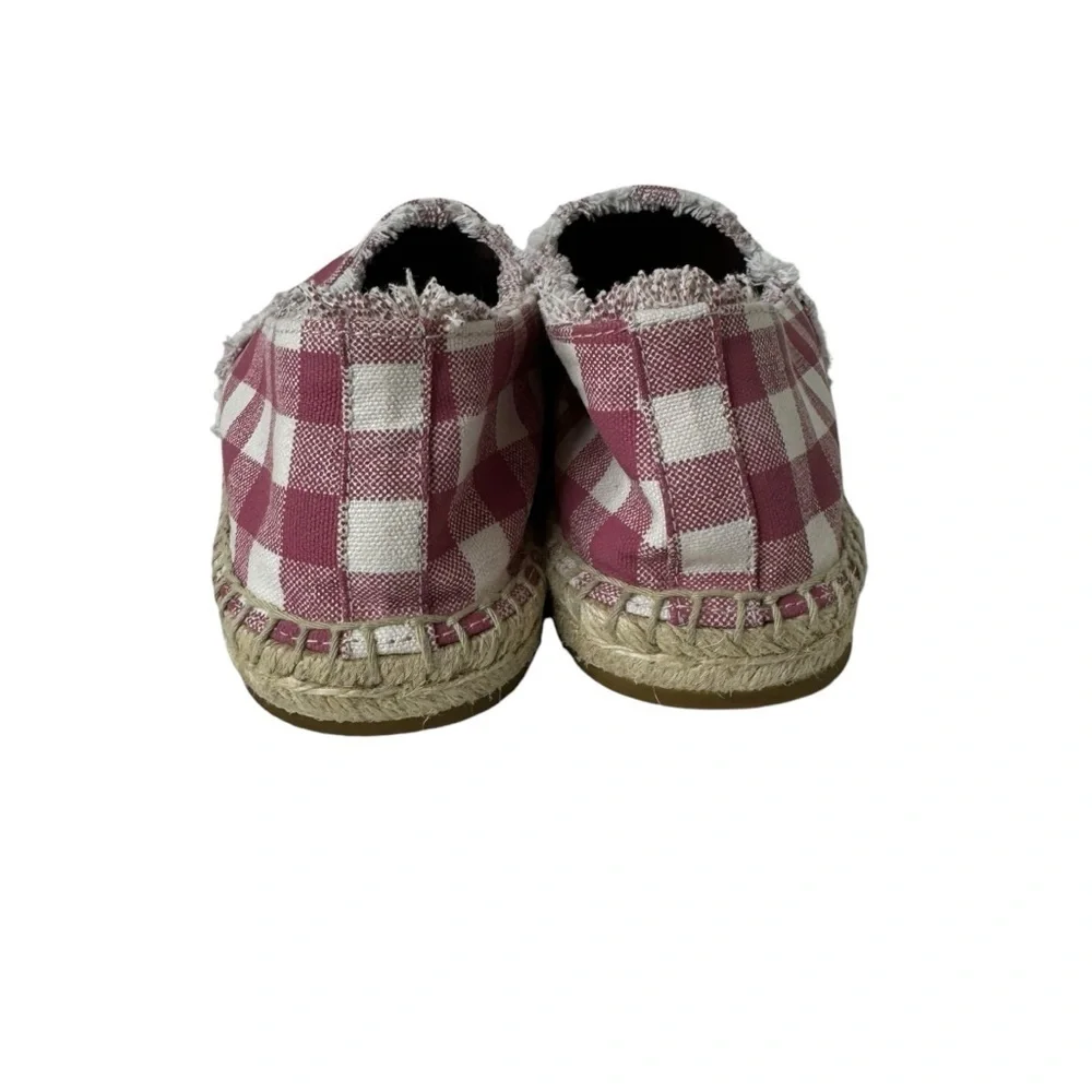 Coach Celina Espadrille With Gingham Print 7.5